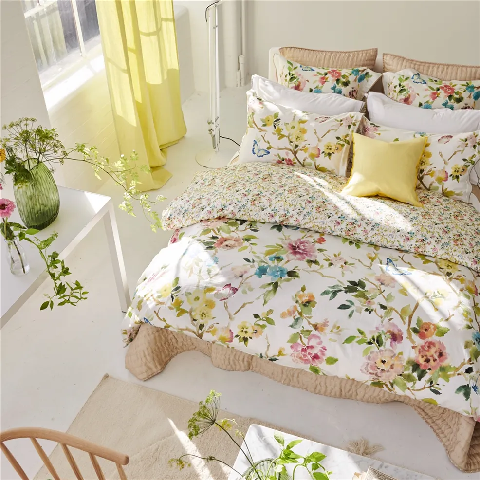 Limited Edition Designers Guild Fiore D'Acqua Peony Duvet