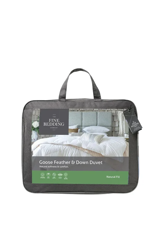 Big Sale Event The Fine Bedding Company Goose Feather & Down Four Seasons Duvet, 4.5+9 Tog