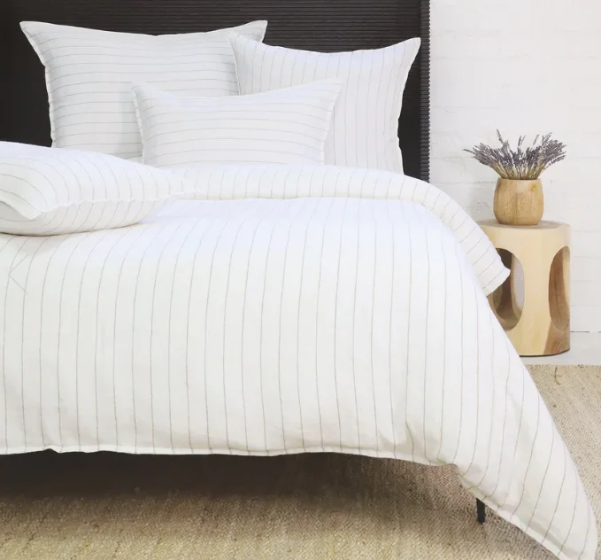 Offer of the Day Pom Pom at Home Blake White/Natural Duvet