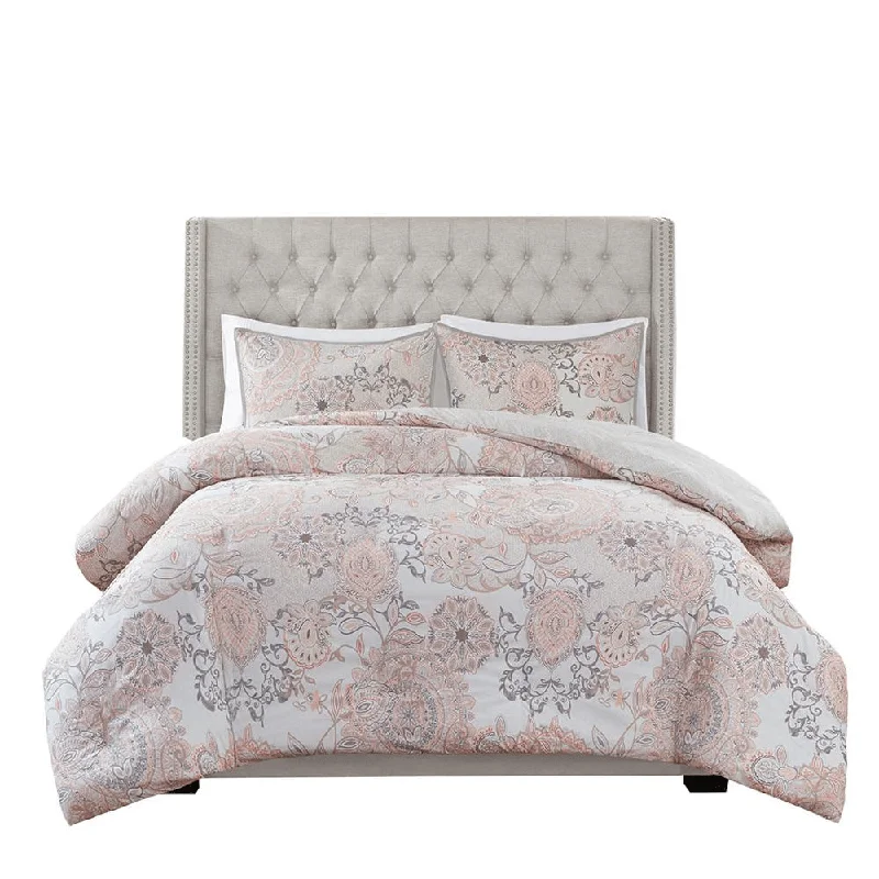 Weekend Deal Rush 100% Cotton Cassandra Percale Duvet Cover Set -3 pcs. (King/Cal King) Weekend Deal Rush 100% Cotton Cassandra Percale Duvet Cover Set -3 pcs. (King/Cal King)