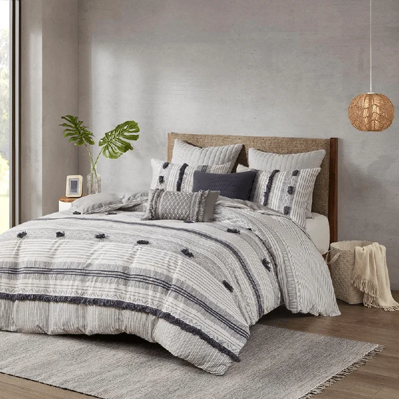 Weekend Discount Blast 100% Cotton Cody Duvet Cover Set -3 pcs. (88' x 92")