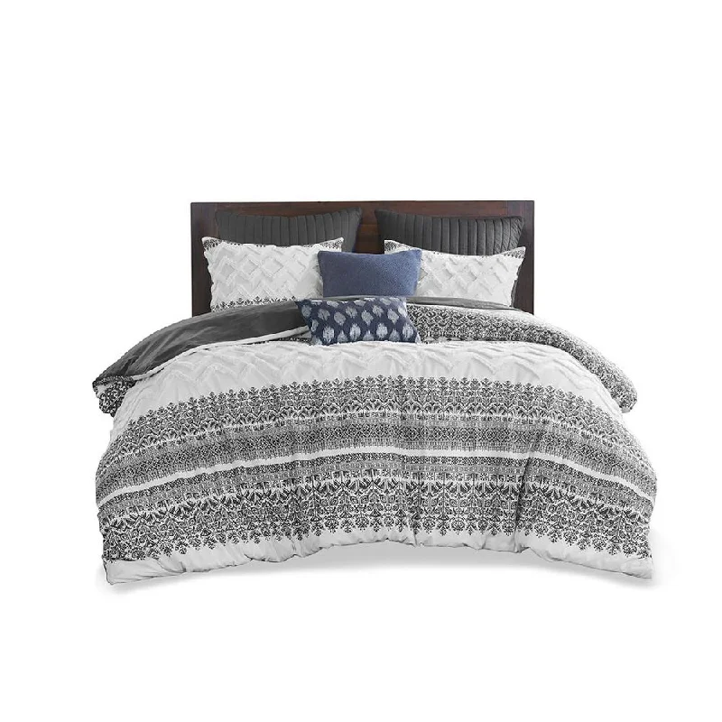 Hurry, While Stocks Last 100% Cotton Mila Duvet Cover Set -3 pcs. (Full/Queen)
