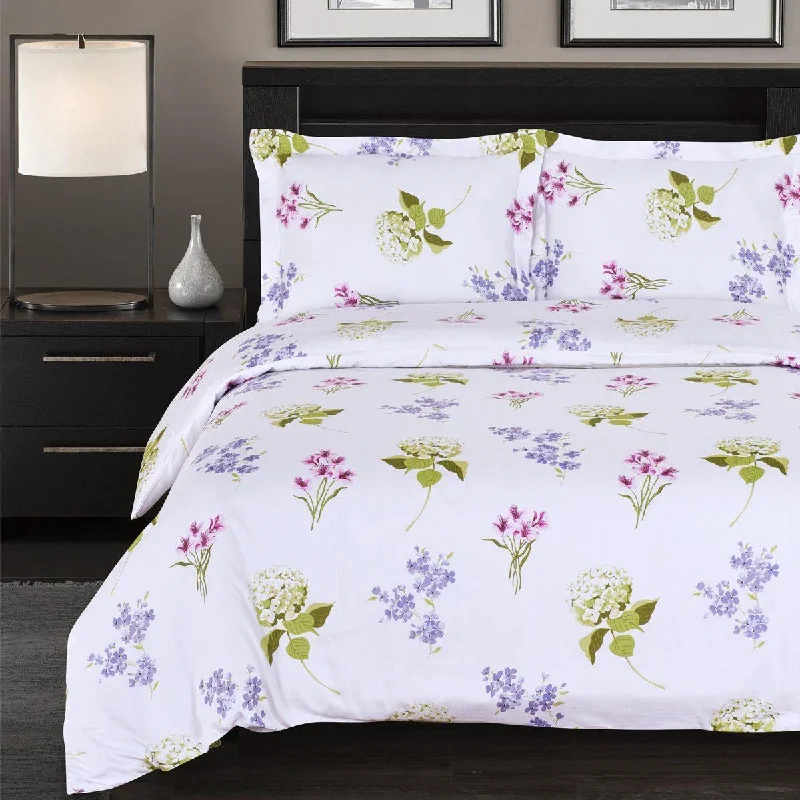 Exclusive Savings Event 300 Thread count 100% Cotton Blossom Duvet Cover Sets (King/Cal King)