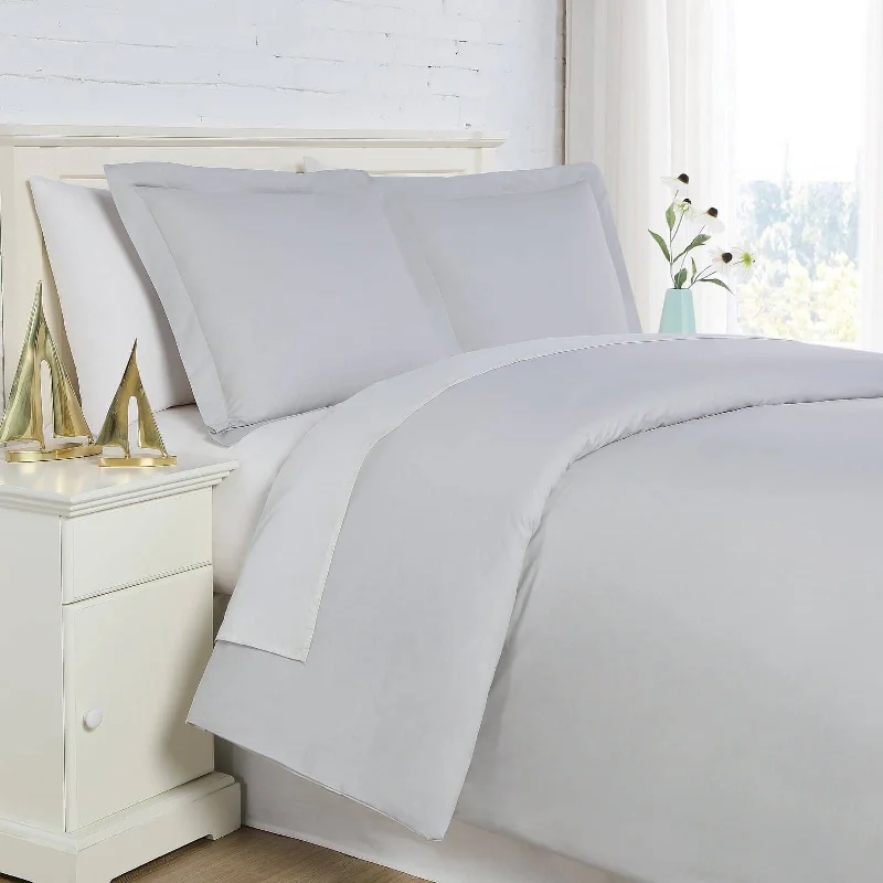 Weekend Offers Galore 300 Thread Count Cotton Percale Duvet Cover Set