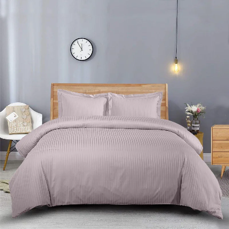Buy More, Save More Duvet Cover Set Stripe 600 Thread Count