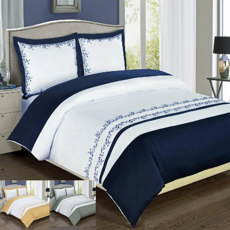 One-Day Sale Amalia Embroidered Duvet Cover Set