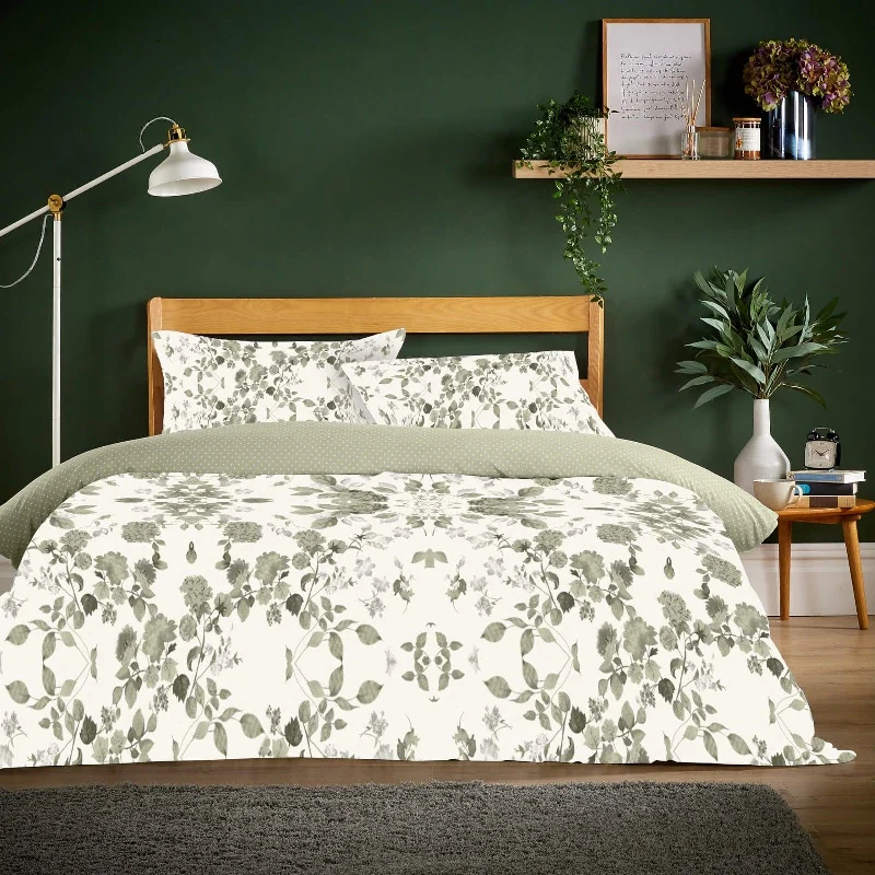 Final Sale Event Appleby Sage Green Super Soft Flannel Duvet Cover Set with Pillowcases Warm & Cosy Quilt Bedding in Multiple Sizes Available by OLIVIA ROCCO Final Sale Event Appleby Sage Green Super Soft Flannel Duvet Cover Set with Pillowcases Warm & Cosy Quilt Bedding in Multiple Sizes Available by OLIVIA ROCCO
