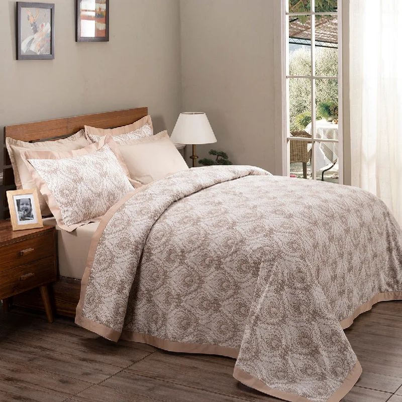 Limited Time Bargain Art Nouveau Evan Brown Plain & Printed Reversible 100% Cotton Super Soft Duvet Cover with Pillow Case Limited Time Bargain Art Nouveau Evan Brown Plain & Printed Reversible 100% Cotton Super Soft Duvet Cover with Pillow Case