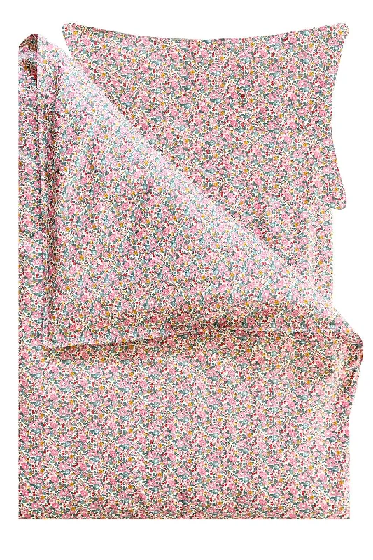 Weekend Price Drops Bedding made with Liberty Fabric BETSY ANN PINK