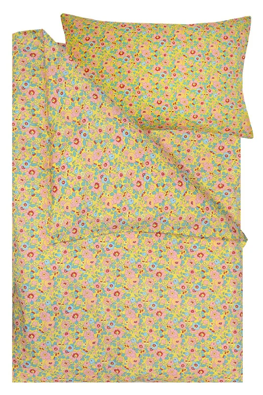 Weekend Bargain Blast Bedding made with Liberty Fabric BETSY SUNFLOWER