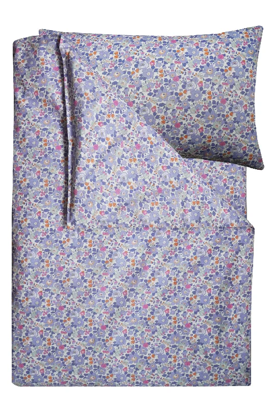 Exclusive Pricing Bedding made with Liberty Fabric BETSY LAVENDER BLUE