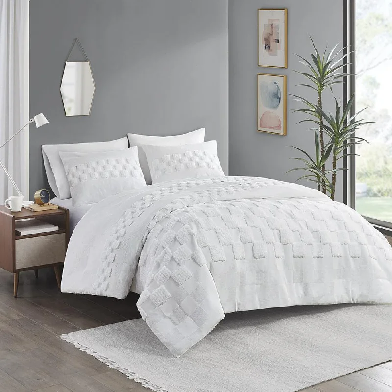 Unbeatable Bargains Bennett Chenille Duvet Cover Set -3 pcs. (88 x 92)