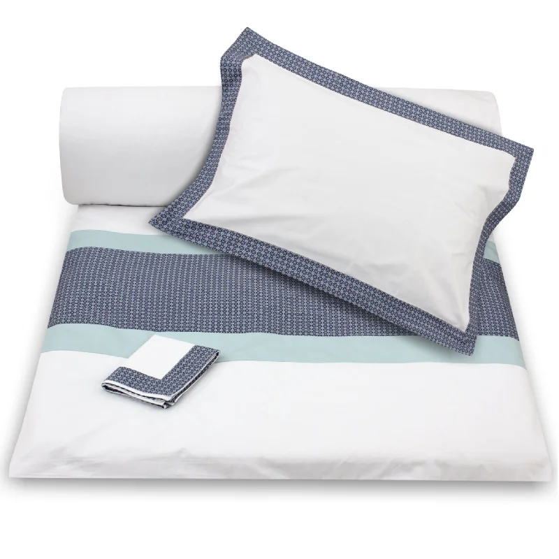 Weekend Special Offers Blue Arabesque Duvet + Pillowcases