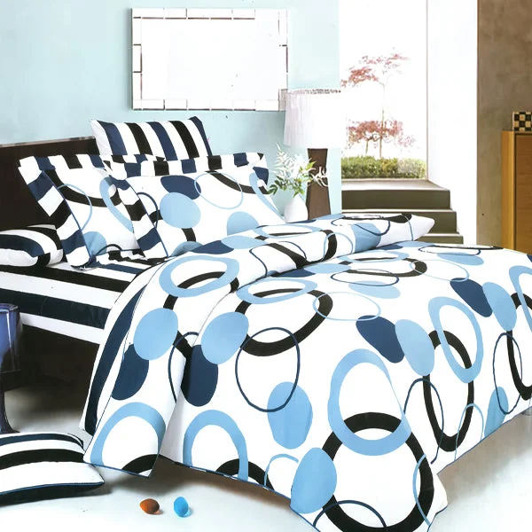 Today’s Flash Sale Blue Black White Geometric Circle Dot Teen Girl Twin Bedding Duvet Cover Set Today’s Flash Sale Blue Black White Geometric Circle Dot Teen Girl Twin Bedding Duvet Cover Set
