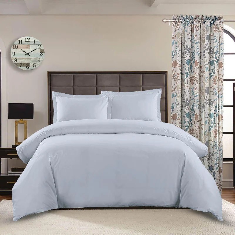 End-of-Season Sale Breathable Crispy Soft 100% Cotton Percale 3-Pc Duvet Cover Sets
