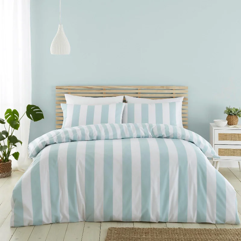 Today’s Special Discount Cove Stripe Duvet Cover Set Seafoam