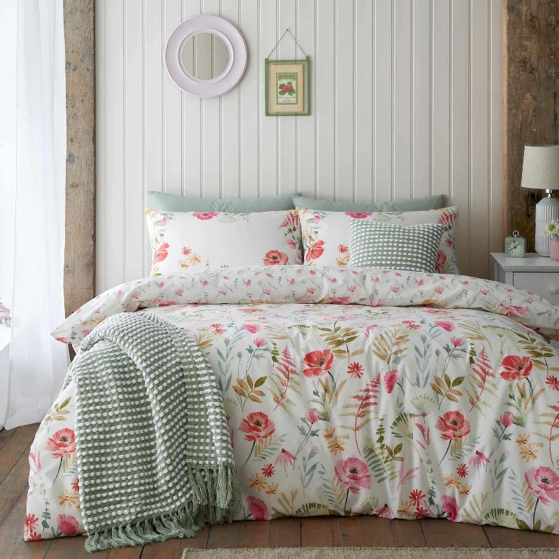 Unbeatable Bargains Ella Poppy Duvet Cover Set