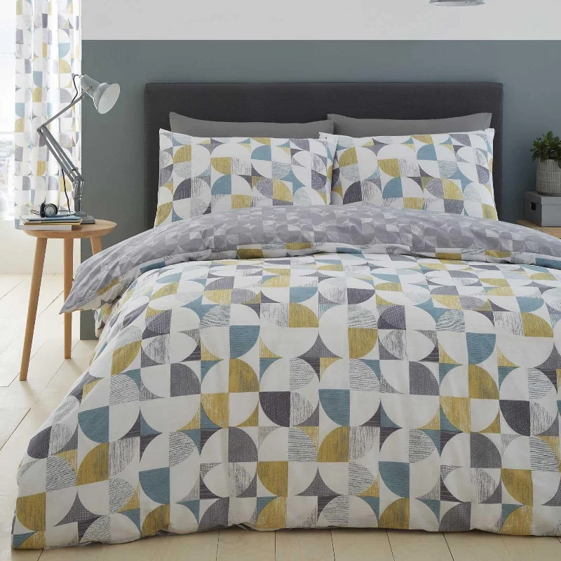 Weekend Special Retro Circles Duvet Cover Set
