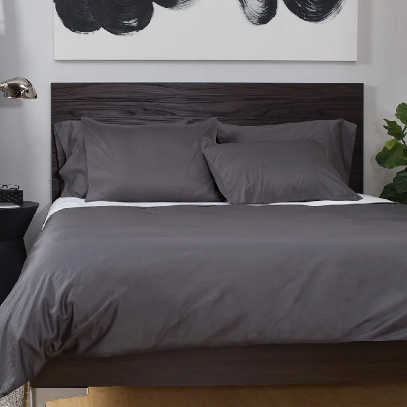 Mega Discounts Charcoal Grey Hayes Nova Duvet Cover
