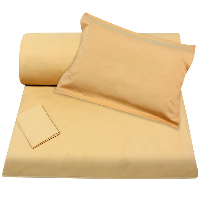 Weekend Price Drops Saffron Yellow Duvet Cover + Pillowcases (350 TC)