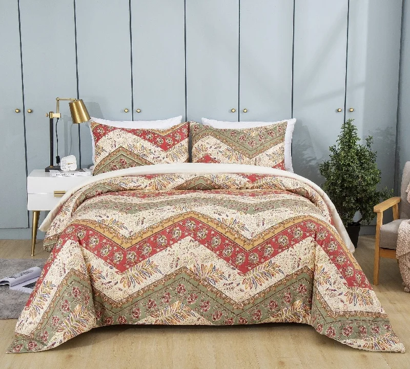 Shop & Get More DaDa Bedding Botanical Cranberry Sage Chevron Floral Duvet Cover Set w/ Pillow Cases (JHW-924) Shop & Get More DaDa Bedding Botanical Cranberry Sage Chevron Floral Duvet Cover Set w/ Pillow Cases (JHW-924)