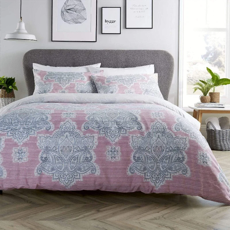 Weekend Big Discount Event Empire Reversible Luxurious Cotton Rich Duvet Set with Vibrant Designs for Single Double and King Bed Sizes by OLIVIA ROCCO Weekend Big Discount Event Empire Reversible Luxurious Cotton Rich Duvet Set with Vibrant Designs for Single Double and King Bed Sizes by OLIVIA ROCCO