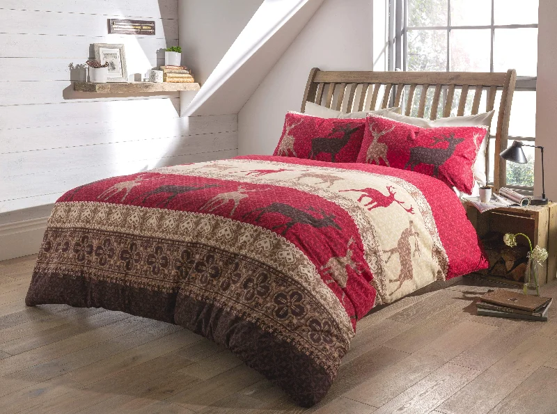 One-Stop Shop Sale Fair Isle Highland Super Soft Brushed Cotton Flannel Duvet Set Luxurious Comfortable Bedding in Multiple Sizes for Bedroom Decor by OLIVIA ROCCO One-Stop Shop Sale Fair Isle Highland Super Soft Brushed Cotton Flannel Duvet Set Luxurious Comfortable Bedding in Multiple Sizes for Bedroom Decor by OLIVIA ROCCO