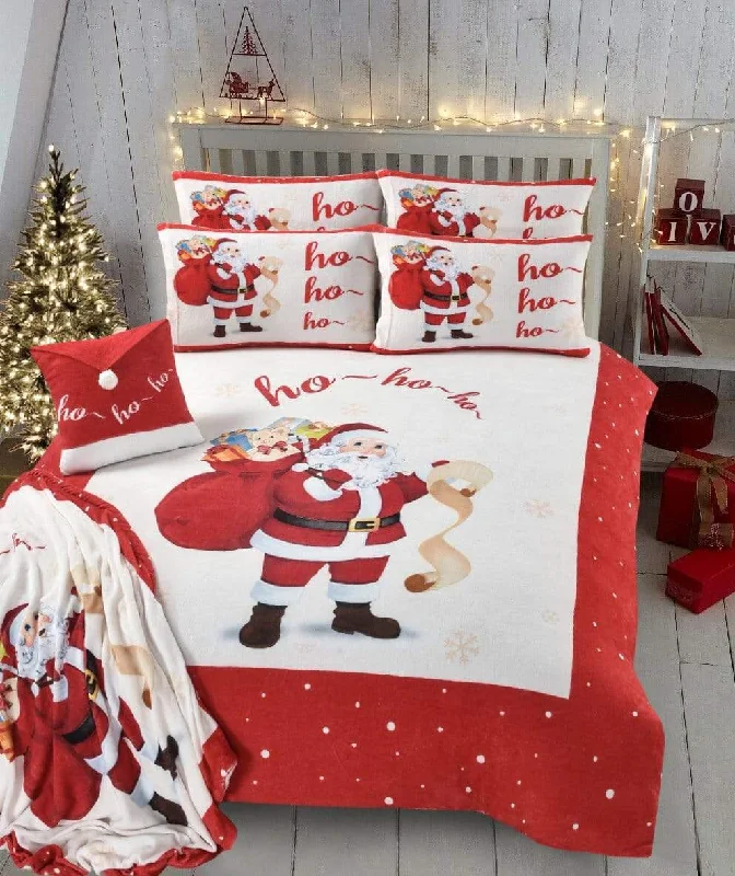 Weekend Price Drop Frenzy Father Christmas Teddy Fleece Duvet Set Luxurious Reversible Faux Fur Warm Bedding for Cosy Winter Bedroom Decor in Multiple Sizes by OLIVIA ROCCO Weekend Price Drop Frenzy Father Christmas Teddy Fleece Duvet Set Luxurious Reversible Faux Fur Warm Bedding for Cosy Winter Bedroom Decor in Multiple Sizes by OLIVIA ROCCO