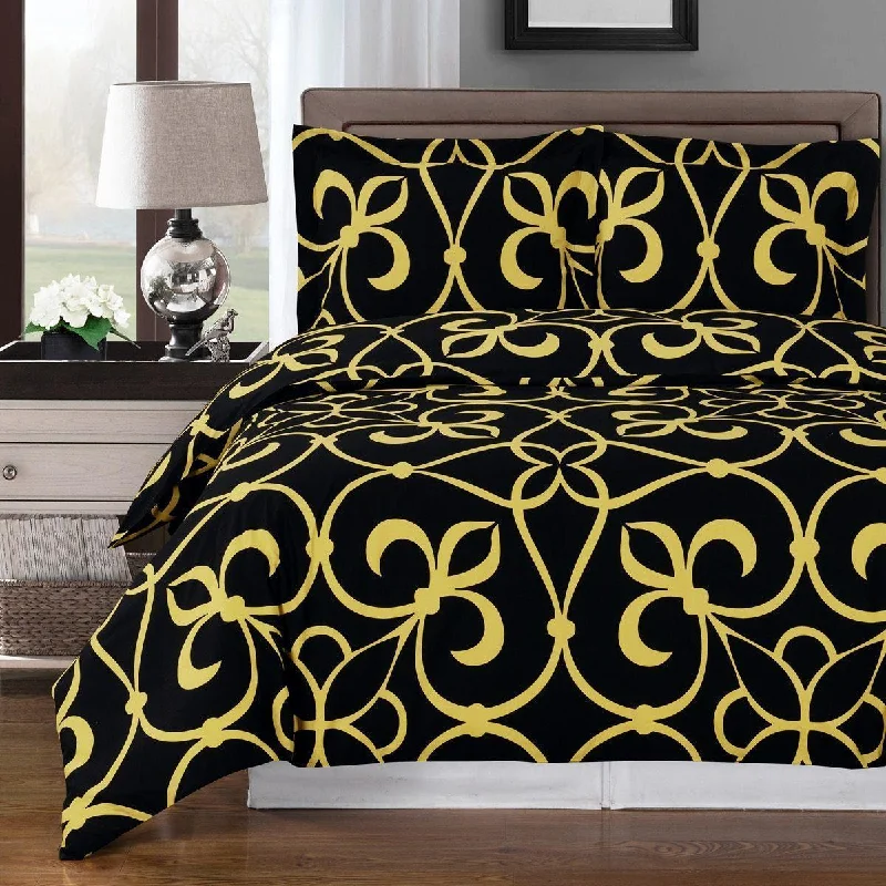 Hot Sale Items Victoria 100% Cotton 3-PC Duvet Cover Set