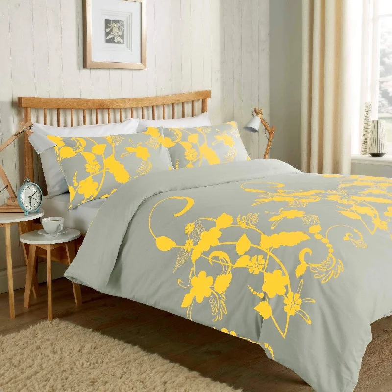 Price Cut Alert Floral Trail Duvet Set Luxurious Cotton Rich Soft Bedding with Elegant Botanical Design in Single Double King and Super King Sizes OEKO-TEX Certified by OLIVIA ROCCO Price Cut Alert Floral Trail Duvet Set Luxurious Cotton Rich Soft Bedding with Elegant Botanical Design in Single Double King and Super King Sizes OEKO-TEX Certified by OLIVIA ROCCO