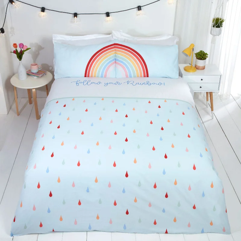 Weekend Deal Fest Follow Your Rainbow Duvet Cover Set