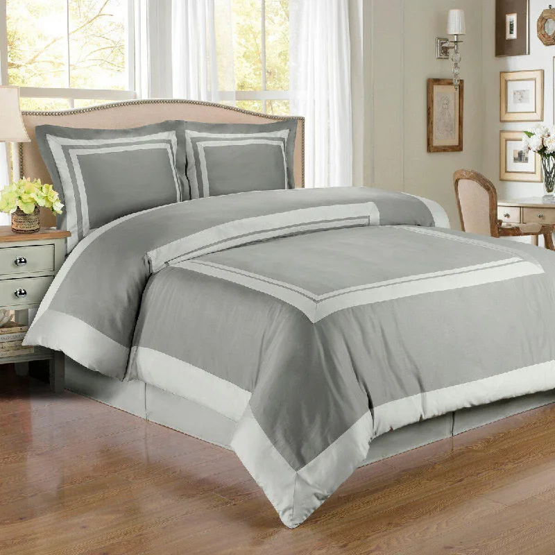 Hot Deals Hotel 100% Cotton Duvet Cover Set