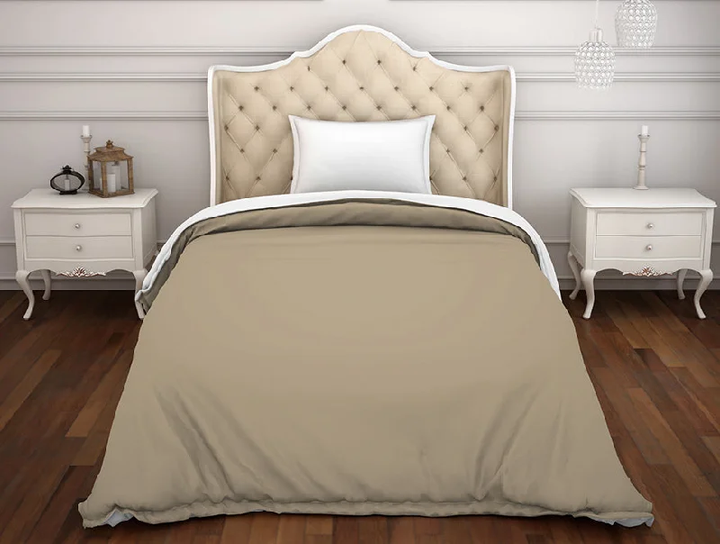 Weekend Hot Offers Solid Taupe - Brown 100% Cotton Single Duvet Cover - Hygro By Spaces Weekend Hot Offers Solid Taupe - Brown 100% Cotton Single Duvet Cover - Hygro By Spaces