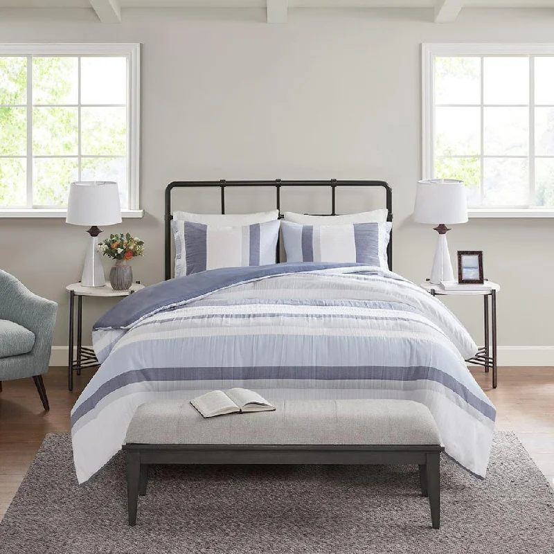 Weekend Markdown Madness Jacquard Allegany Duvet Cover Set -3 pcs. (104x92)