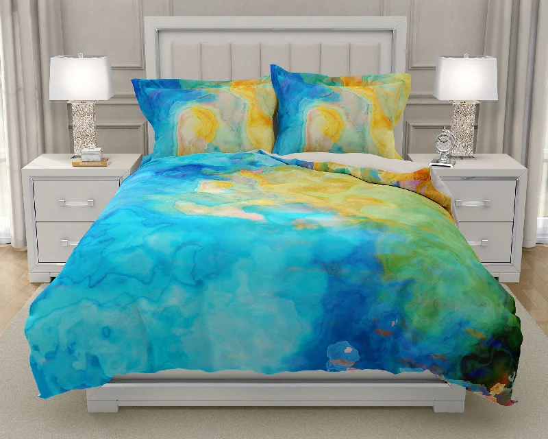 Weekend Price Drop Event King, Queen or Twin Duvet Cover, Tidal Force