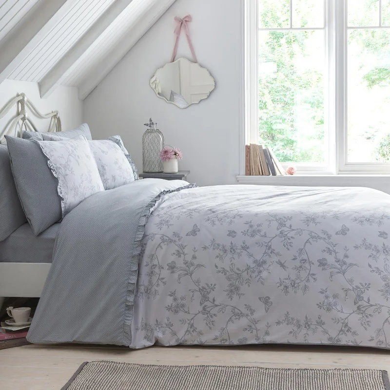 Flash Discounts Kristen Frill Duvet Cover Set