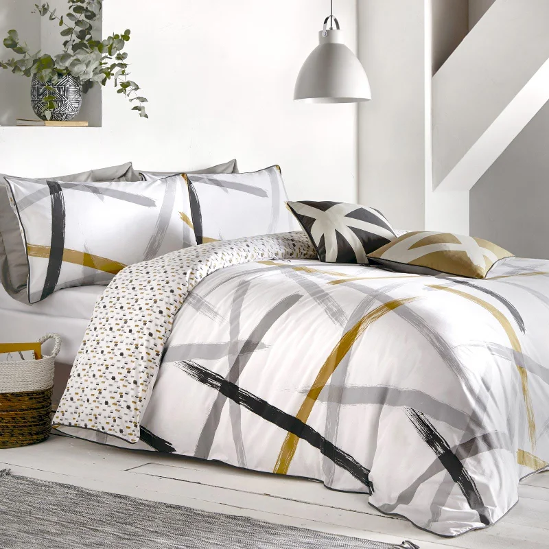 Super Price Slash Leda Cotton Duvet Cover Set