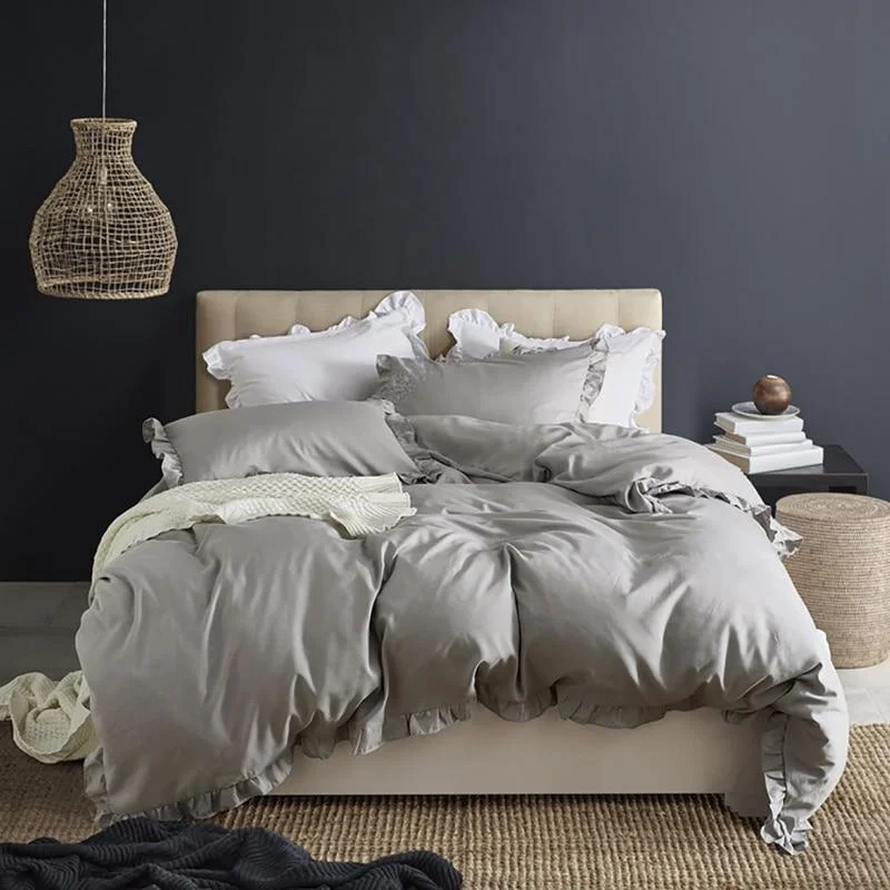 Weekend Only Steals Lotus Leaf Duvet Cover Set