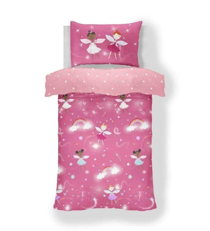 Shop Now and Save Pink Magical Fairies Girl Bedding Fairy Twin Duvet Comforter Cover Set or Sheet Set Rainbows Stars & Hearts Shop Now and Save Pink Magical Fairies Girl Bedding Fairy Twin Duvet Comforter Cover Set or Sheet Set Rainbows Stars & Hearts