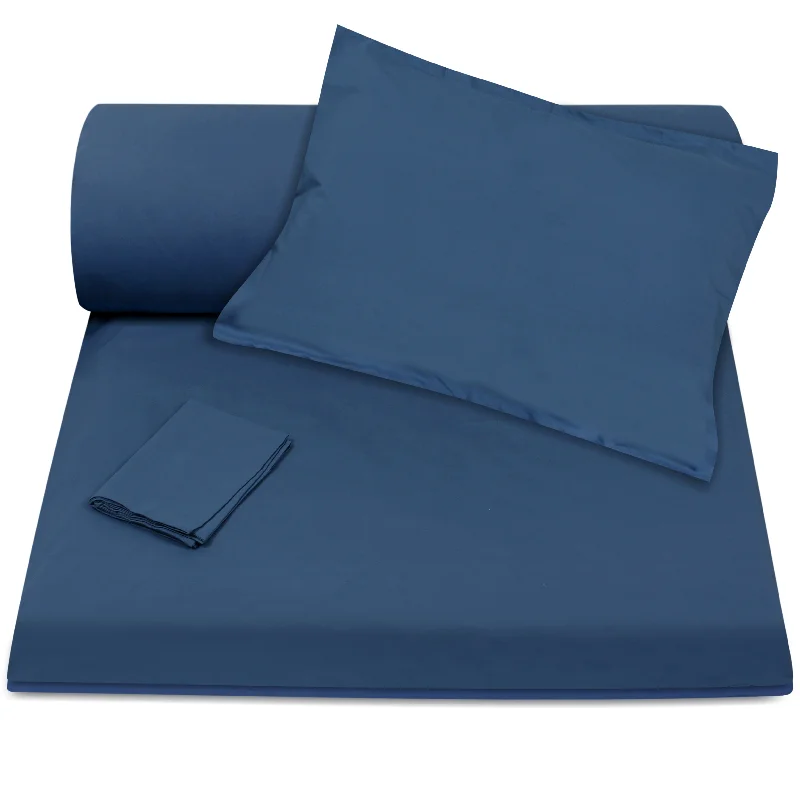 Weekend Limited-Time Offers Midnight Blue Duvet Cover + Pillowcases (350 TC)