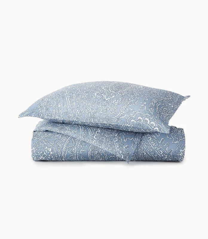 Weekend Sale Marathon Paisley Percale Duvet Cover