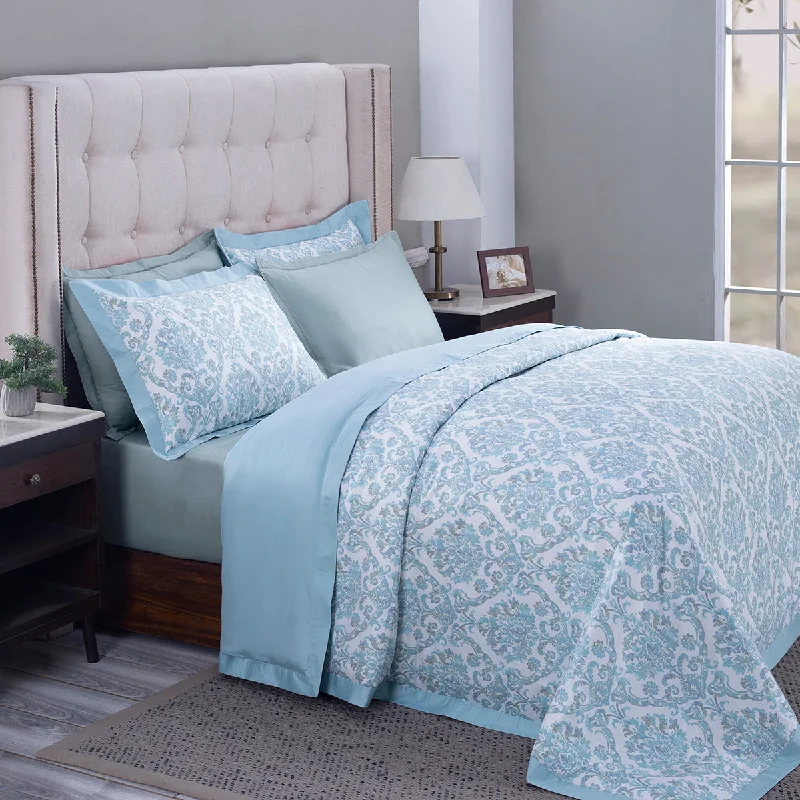 Mega Discounts PBS Nomad Scuplt Cornelian Blue Plain & Printed Reversible 100% Cotton Super Soft Duvet Cover with Pillow Case Mega Discounts PBS Nomad Scuplt Cornelian Blue Plain & Printed Reversible 100% Cotton Super Soft Duvet Cover with Pillow Case