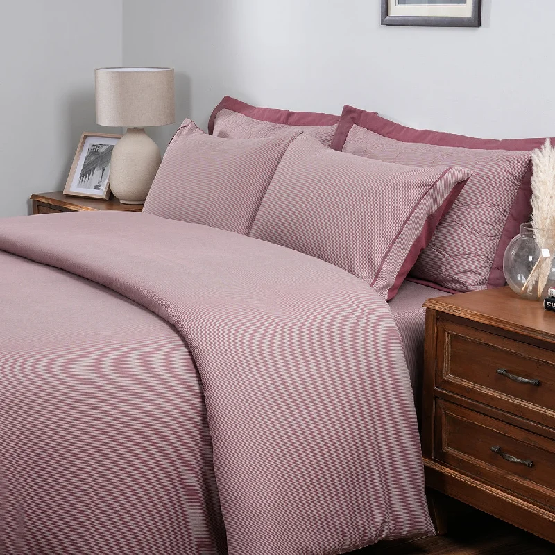 Massive Discounts Pin Stripe Made With Egyption Cotton Ultra Soft Red Duvet Cover with Pillow Case Massive Discounts Pin Stripe Made With Egyption Cotton Ultra Soft Red Duvet Cover with Pillow Case