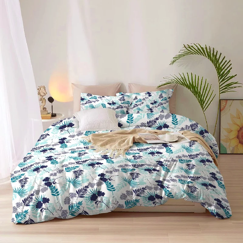 Weekend Wonders Duvet Cover 4 piece set Queen size High quality 220x240 duvet cover with Fitted sheet and pillow cases Forest