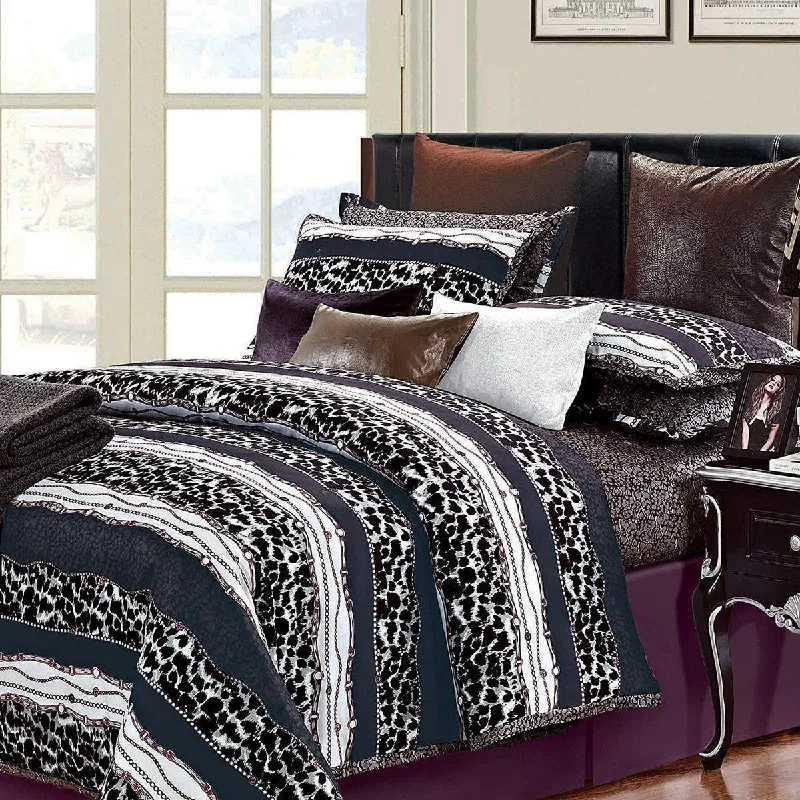 Price Slash Event Queen Size 7 Piece Passionate Cotton Duvet Cover Set