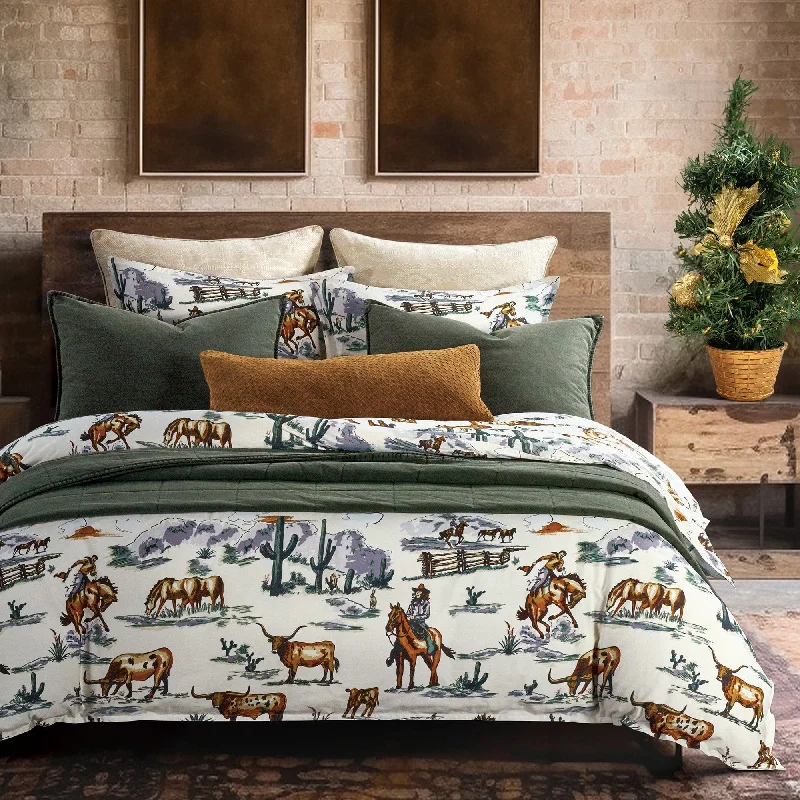 Weekend Hot Deals Ranch Life Reversible Bedding Set