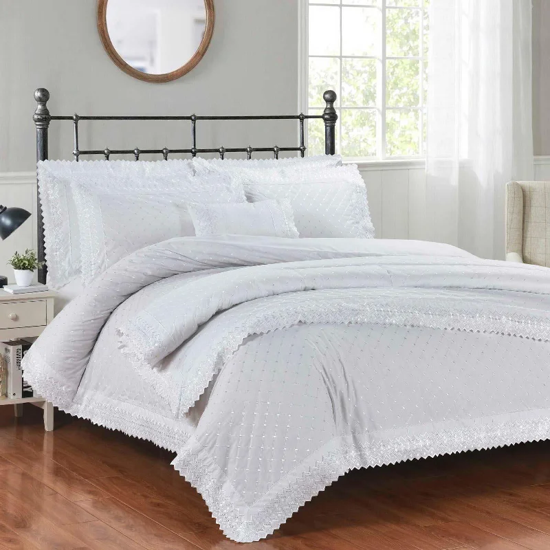 Weekend Exclusive Bargains Richmond Duvet Cover Set White