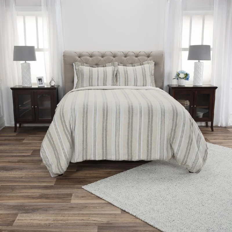 Don’t Miss These Deals Rizzy Linen Duvet Cover (98" x 98")