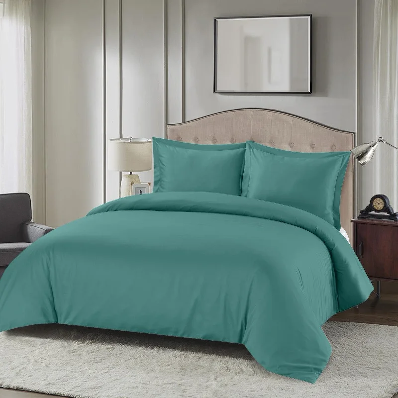 Weekend Special Silky Cotton, Bamboo-Cotton Blended 3-Piece Duvet Cover Set (Hybrid)
