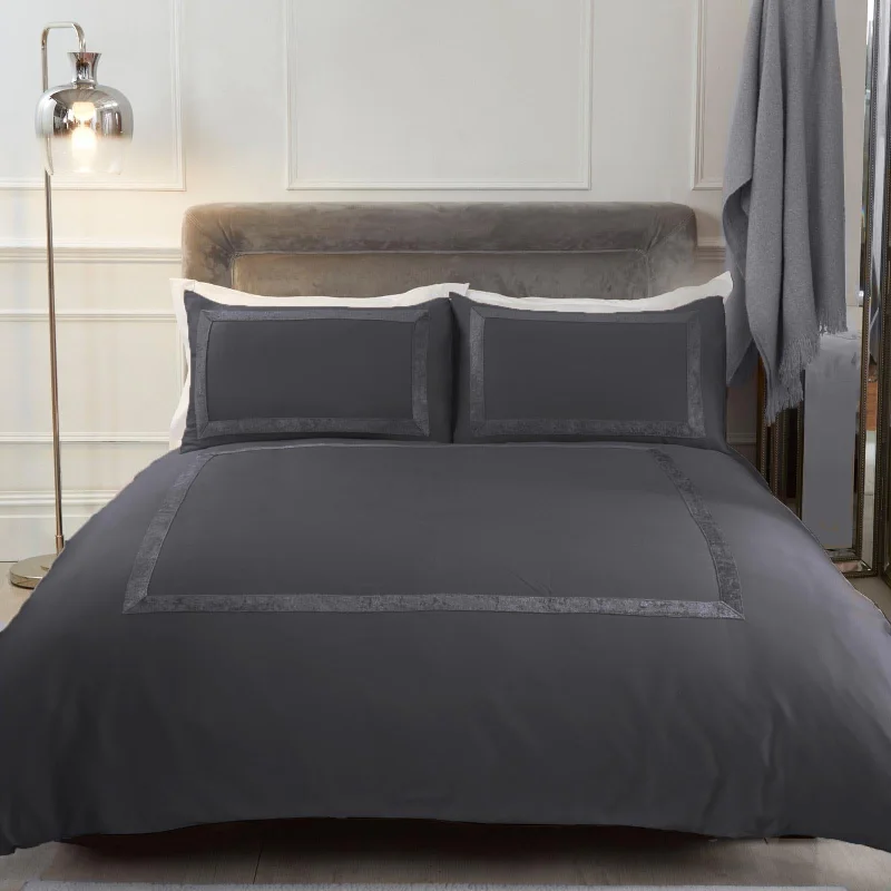 Unbeatable Prices Sophia Crushed Velvet Duvet Cover Set Single